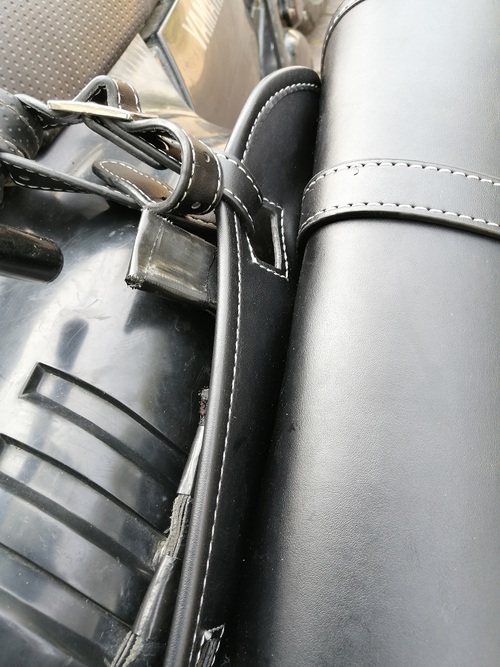 DEGNER SADDLE BAG 実際に載せてみた DEGNER SADDLE BAG 実際に載せてみた