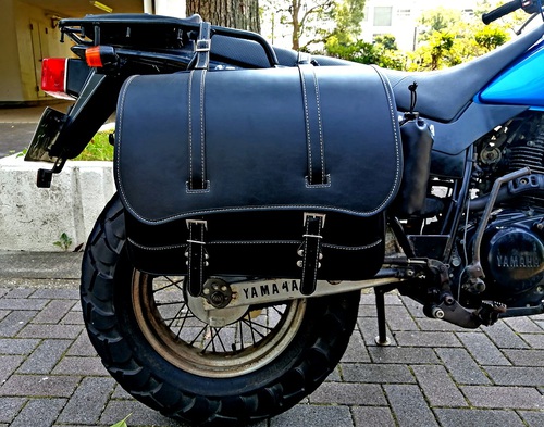 DEGNER SADDLE BAG 実際に載せてみた DEGNER SADDLE BAG 実際に載せてみた