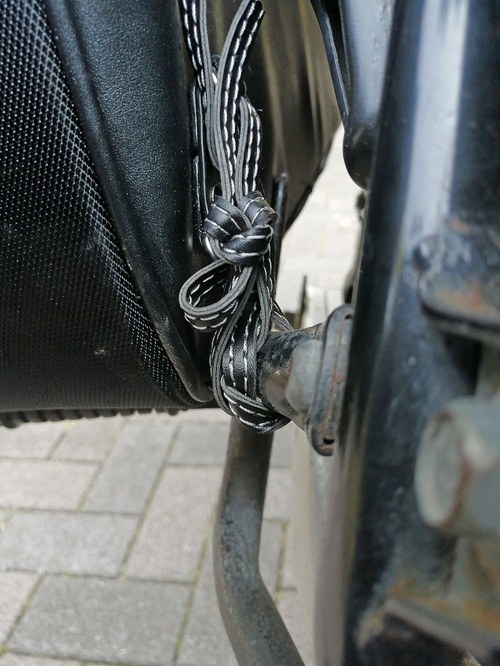 DEGNER SADDLE BAG 実際に載せてみた DEGNER SADDLE BAG 実際に載せてみた
