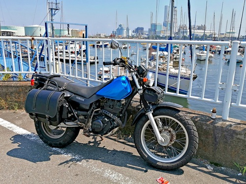 DEGNER SADDLE BAG 実際に載せてみた DEGNER SADDLE BAG 実際に載せてみた
