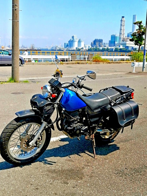 DEGNER SADDLE BAG 実際に載せてみた DEGNER SADDLE BAG 実際に載せてみた