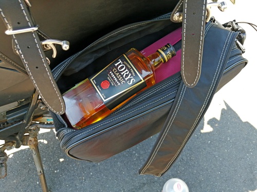 DEGNER SADDLE BAG 実際に載せてみた DEGNER SADDLE BAG 実際に載せてみた
