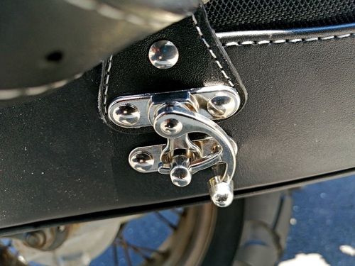 DEGNER SADDLE BAG 実際に載せてみた DEGNER SADDLE BAG 実際に載せてみた