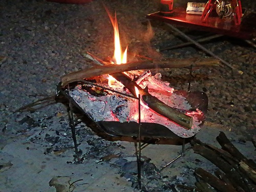 椿荘で キャプテンスタッグのKAMADO使ってみた 椿荘で キャプテンスタッグのKAMADO使ってみた