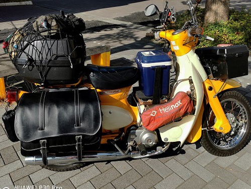 旅バイク祭り以来2か月 ほったらかしだったカブ始動 旅バイク祭り以来2か月 ほったらかしだったカブ始動