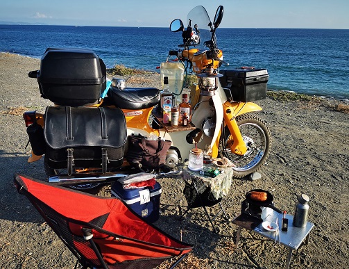 旅バイク祭り以来2か月 ほったらかしだったカブ始動 旅バイク祭り以来2か月 ほったらかしだったカブ始動