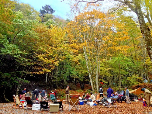 秋晴れの道志 山伏オートキャンプ場に行ってきた 秋晴れの道志 山伏オートキャンプ場に行ってきた