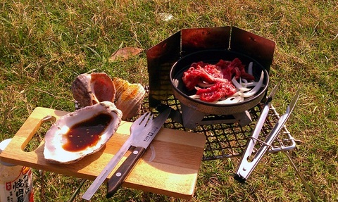 Esbit で 焼肉しよ