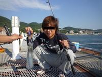 須磨にて浮き釣り