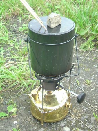 武井君で炊飯。キホンでしょう