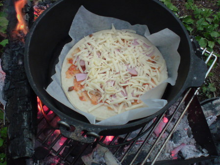 ママ友家族の集いで好評を博したピザをまた焼きます