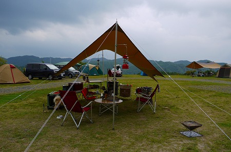 夏休み最後のキャンプ