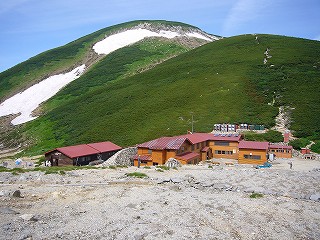 双六岳 9(双六小屋に到着)