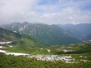 双六岳11(頂上で昼食)