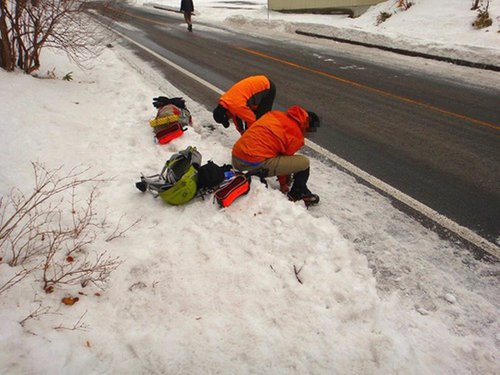 『登る男』 活動再開の赤城山!