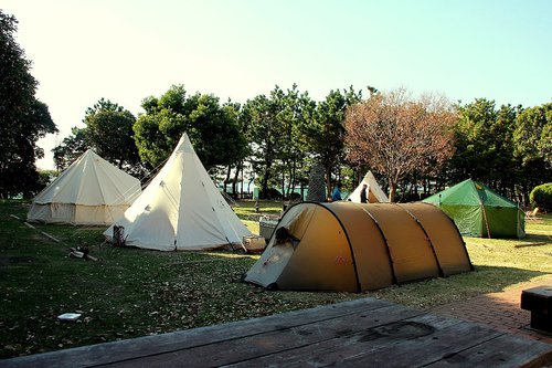 若洲アウトドアセンター・テント展示体験会(小川キャンパル)