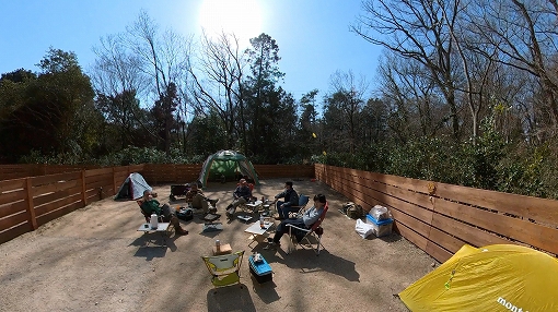 「智光山公園キャンプ場」2022/03/05～06