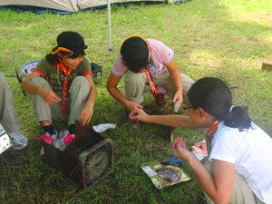 7月 ボーイ隊 里山訓練キャンプ 7月 ボーイ隊 里山訓練キャンプ