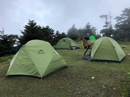 祝 100登山!! 弥山八経ヶ岳テント泊 100 祝 100登山!! 弥山八経ヶ岳テント泊 100