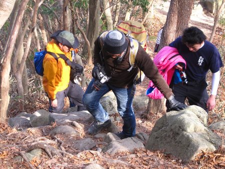 小滝沢キャンプ場と土岳山