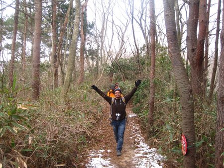 小滝沢キャンプ場と土岳山