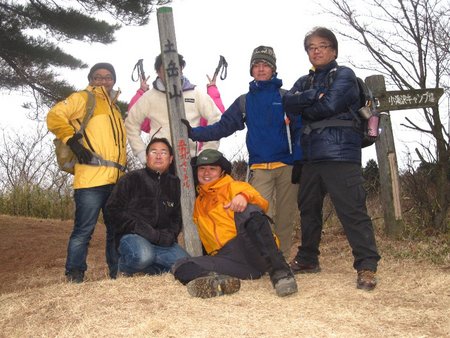 小滝沢キャンプ場と土岳山