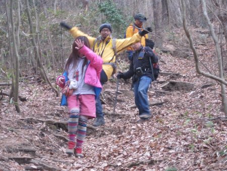 小滝沢キャンプ場と土岳山