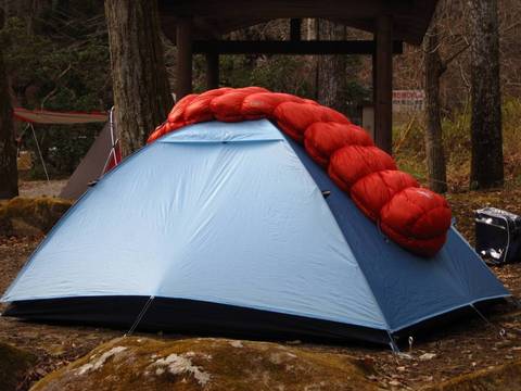 小滝沢キャンプと土岳登山(ベースキャンプ編)