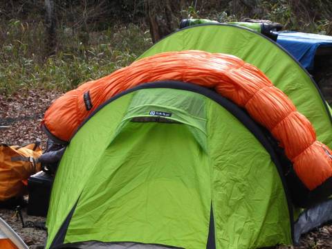 小滝沢キャンプと土岳登山(ベースキャンプ編)