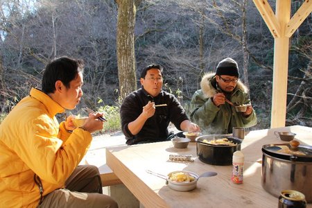 小滝沢キャンプ場と土岳山