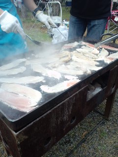 BBQ開始~!
