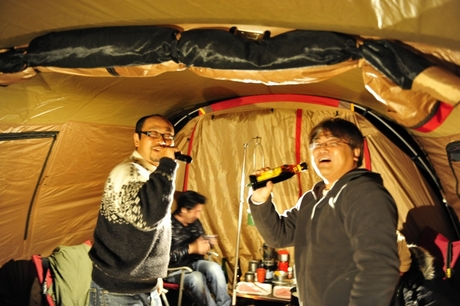 新春 浮島かくし芸大会キャンプ (ダースベイダー来襲)!