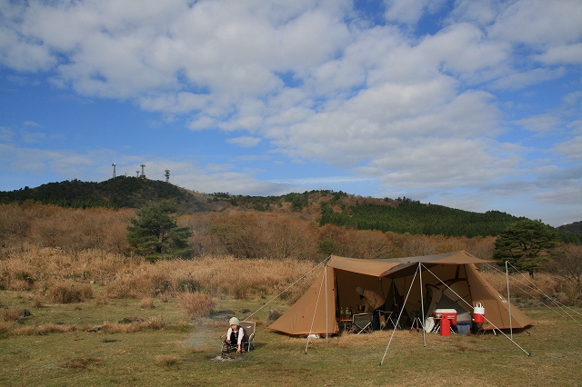 * 秋の峰山高原と砥峰高原 * 峰山高原キャンプ場