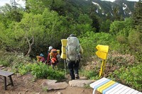 * 最終日 冷池山荘とテント場 * 鹿島槍