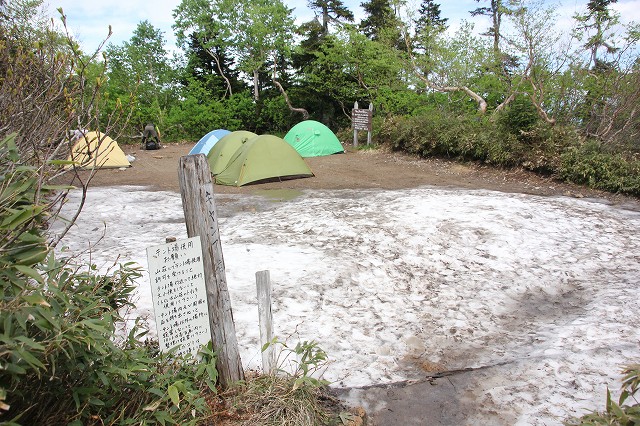* 最終日 冷池山荘とテント場 * 鹿島槍