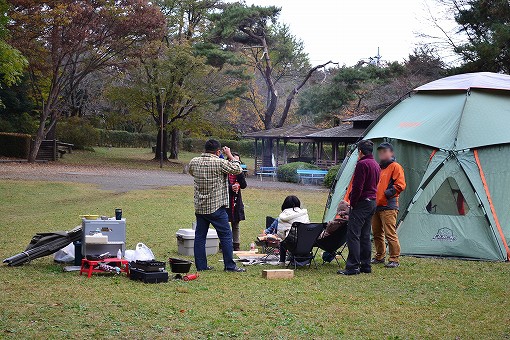 「智光山公園キャンプ場」2014/11/14～16