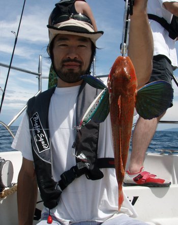 敦賀沖から越前岬に、ジギング!
