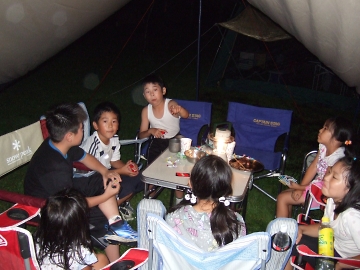 旭川で再会キャンプ