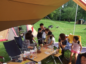 旭川で再会キャンプ