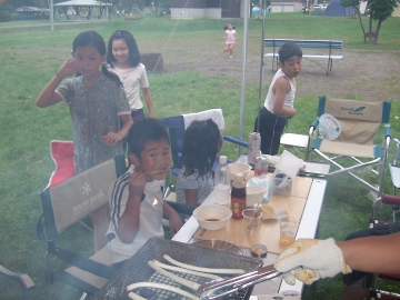旭川で再会キャンプ