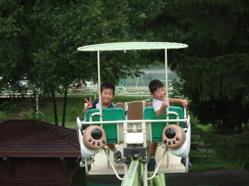 サイクルモノレール怖えぇ!