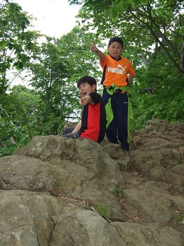 ファミリー登山始めました@円山