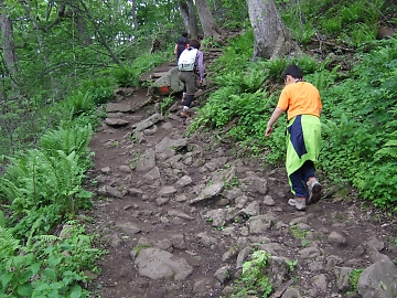 ファミリー登山始めました@円山