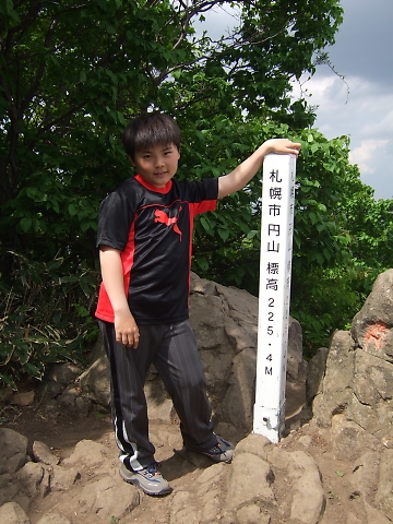 ファミリー登山始めました@円山