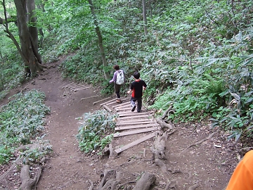 ファミリー登山始めました@円山