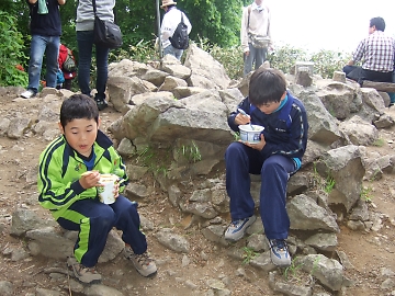 ファミリー登山＠三角山