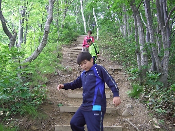 ファミリー登山＠三角山