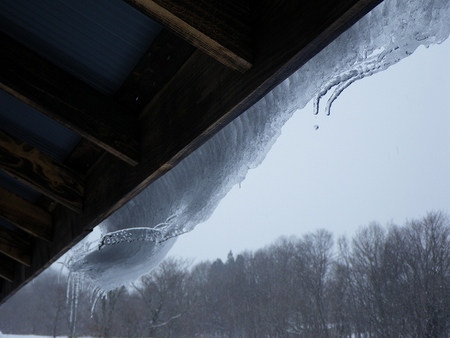 雪が深深と舞う釣り始め!!!