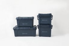 ホールアースの頑丈収納ボックス!ネイビーブルーがいけてますね ホールアースの頑丈収納ボックス!ネイビーブルーがいけてますね