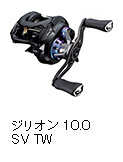 ダイワ ジリオン10.0SV TW!淡水専用超ハイスピードベイト! ダイワ ジリオン10.0SV TW!淡水専用超ハイスピードベイト!